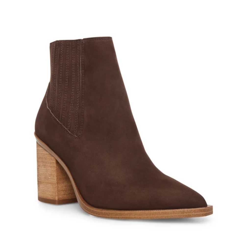 New brown nubuck Steve Madden booties